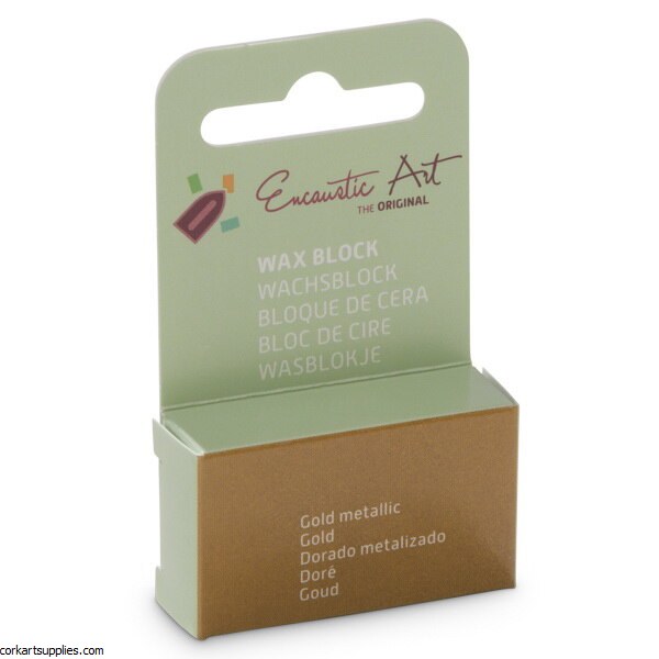 Encaustic Wax Block 23 Gold