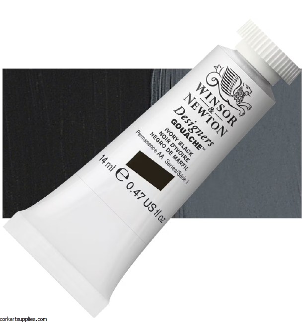 Designer Gouache 14ml Ivory Black