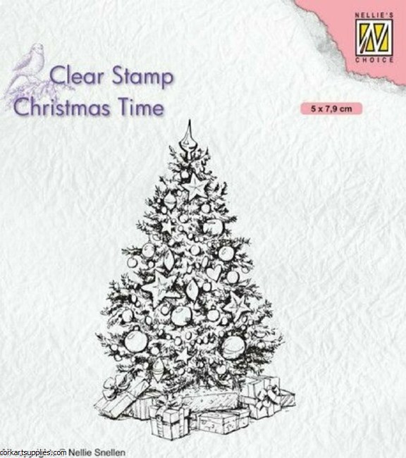 Nellie Snellen Christmas Time Clear Stamps Christmas Tree