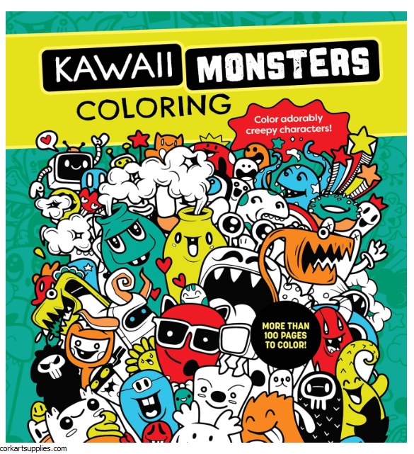 Book Colouring Kawaii Monsters