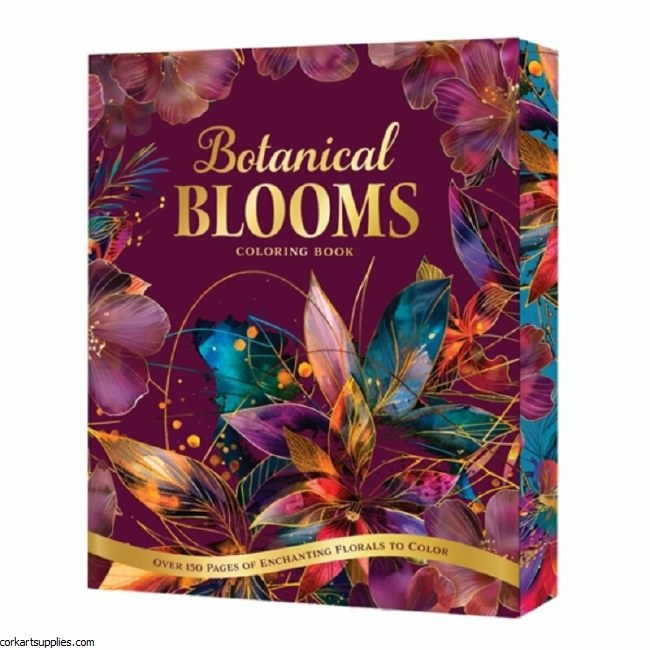Book Colouring Botanical Blooms