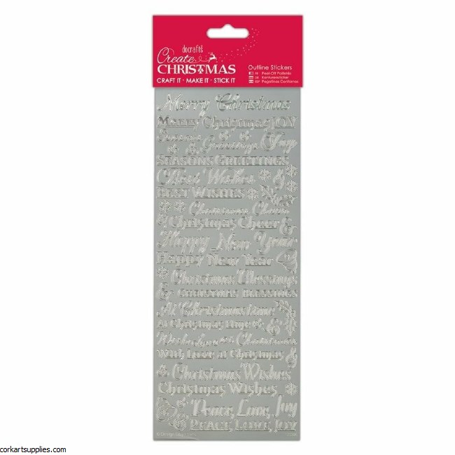 Outlines Trad Christmas Silver