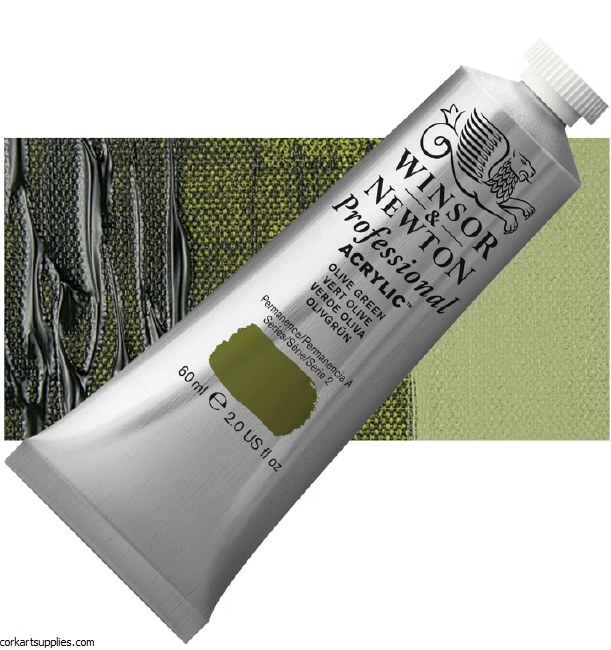 Olive Green 60ml Artists' Acrylic Winsor & Newton