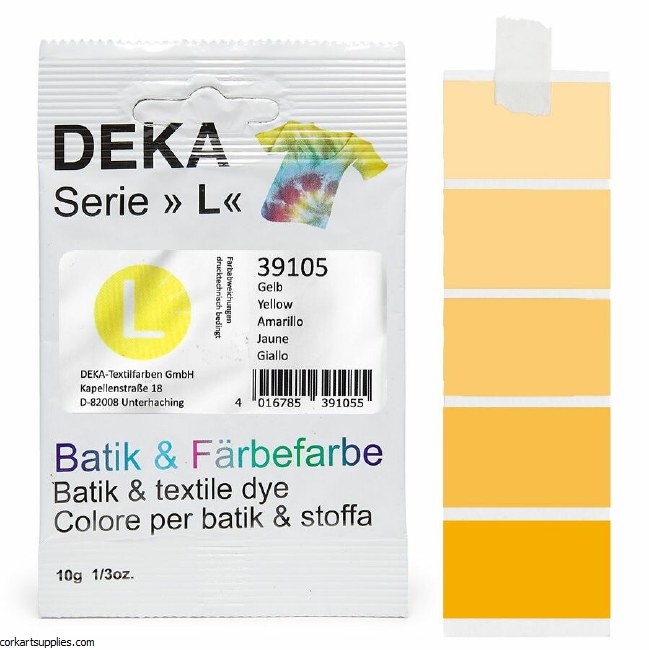 Batik Dye 10gm 39105 Yellow