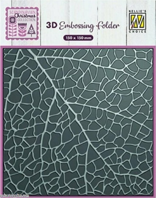 3D Embossing Folder Leaf Grain