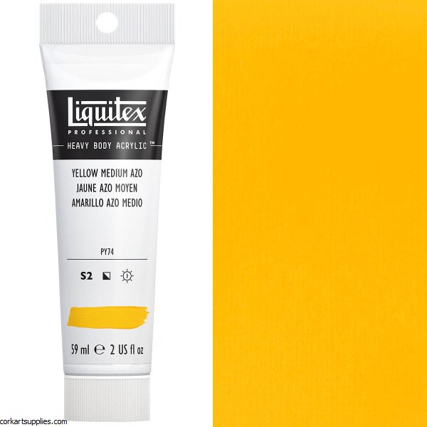 Liquitex 59ml Yellow Medium Azo Series 2 Liquitex 59ml Yellow Medium Azo Series 2