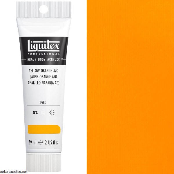 Liquitex 59ml Yellow Orange Azo Series 2 Liquitex 59ml Yellow Orange Azo Series 2