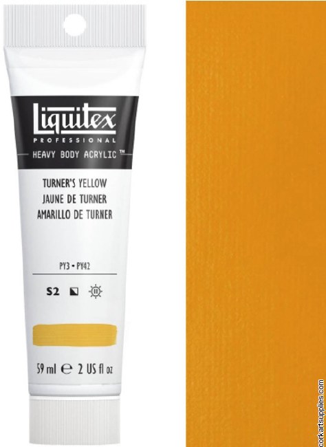 Liquitex 59ml Turner's Yellow Series 2 Liquitex 59ml Turner's Yellow Series 2