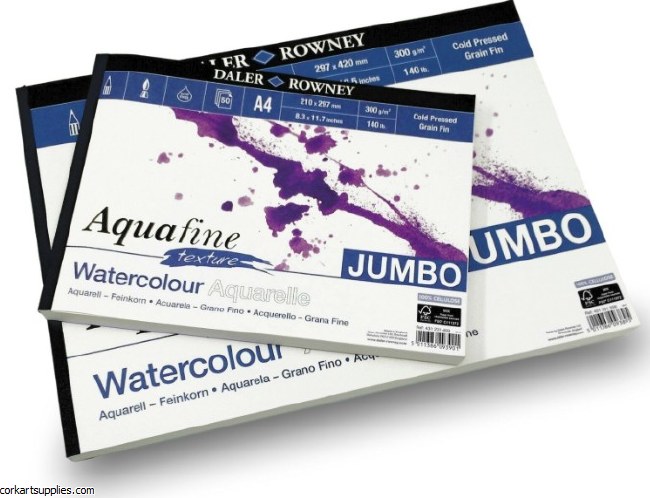 Aquafine Watercolour Pad A3 Not/CP 50 sheets Aquafine Watercolour Pad A3 Not/CP 50 sheets