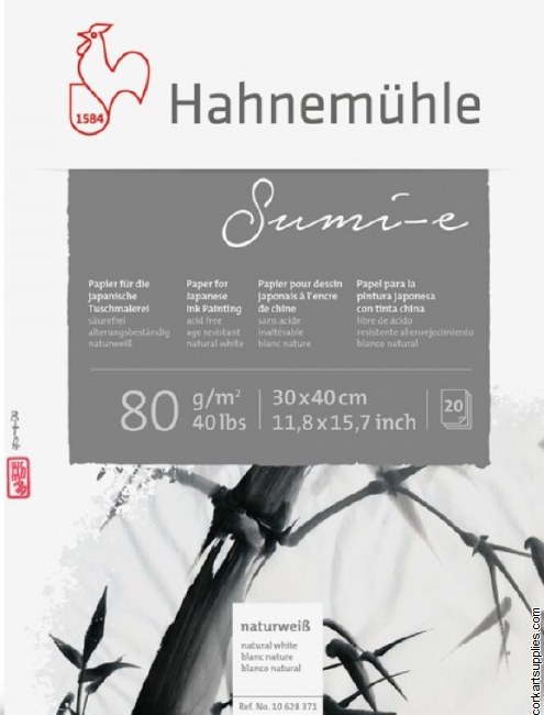 Hahnemuhle 80gm Sumi-e Paper 20sh 30x40cm