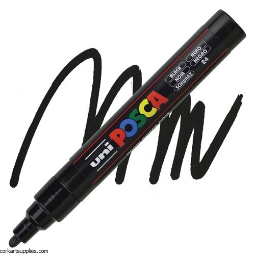 Posca PC-5M 2.5mm Black