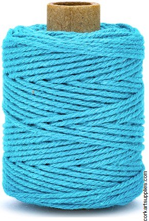 Cotton Cord 2mm 50m Turquoise