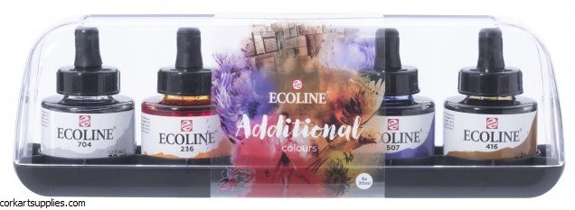 Ecoline Inks 30ml Additional 5pk