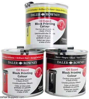 Oil Block Printing 250ml Black