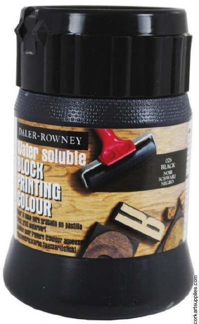 Block Printing Ink 250ml Daler Black Block Printing Ink 250ml Daler Black