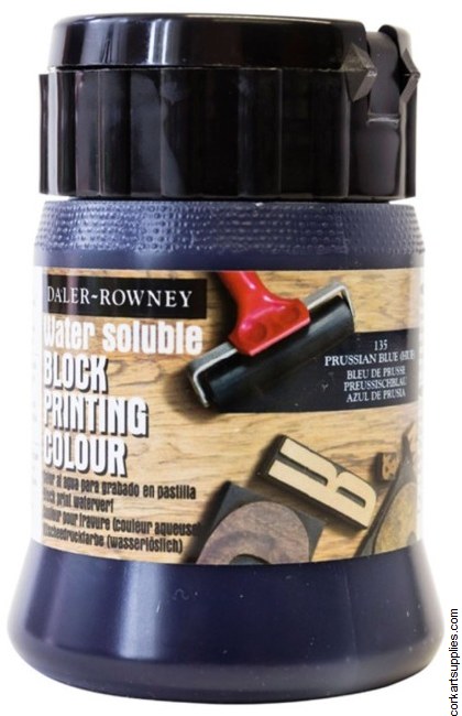 Block Printing Ink 250ml Daler Prussian Blue Block Printing Ink 250ml Daler Prussian Blue