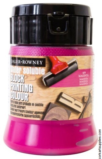 Block Printing Ink 250ml Daler Magenta Block Printing Ink 250ml Daler Magenta