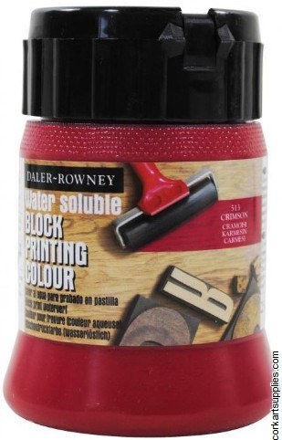 Block Printing Ink 250ml Daler Crimson Block Printing Ink 250ml Daler Crimson