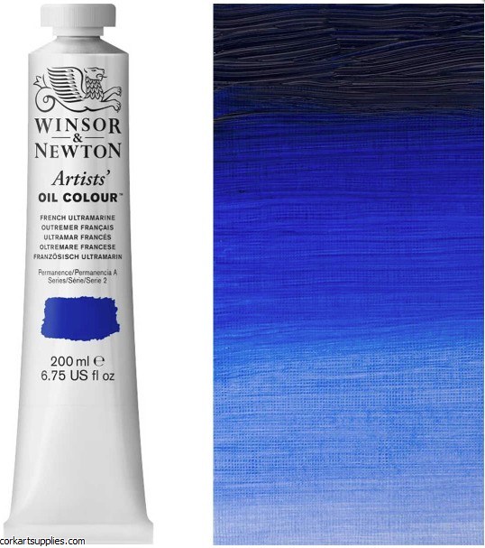 W&N Artists Oil 200ml French Ultramarine