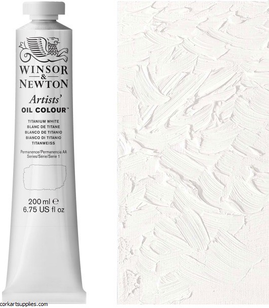 W&N Artists Oil 200ml Titanium White