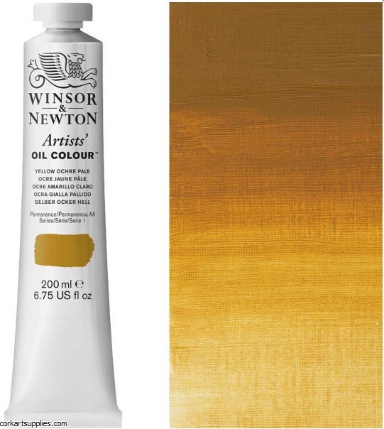 W&N Artists Oil 200ml Yellow Ochre