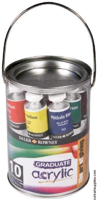 Graduate Acrylic Pot 10pk Graduate Acrylic Pot 10pk