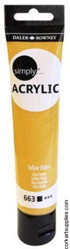 Simply Acrylic 75ml Yellow Ochre Simply Acrylic 75ml Yellow Ochre