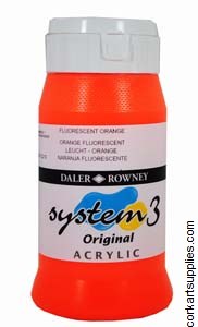 System 3 500ml Fluorescent Orange