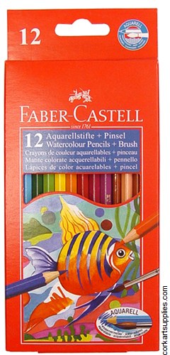 Redline Watercolour Pencils 12 Pack