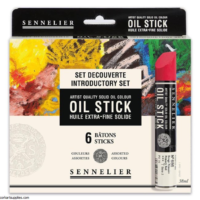 Sennelier Oil Stick 38ml 6pk Test Pack