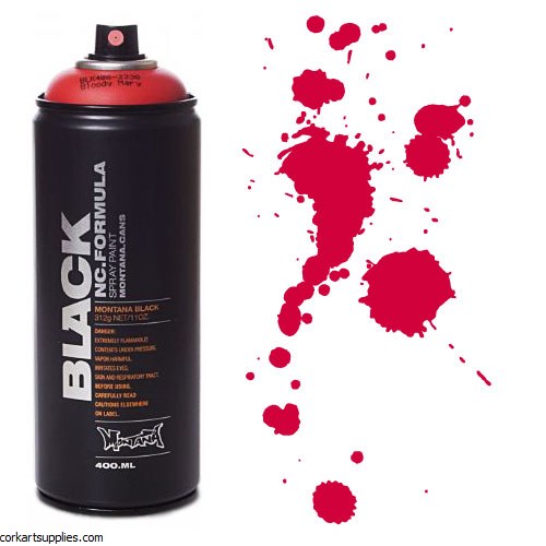 Montana BLACK Spray 400ml - Red Bloody Mary