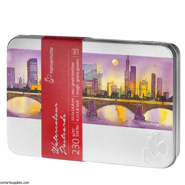 Hahnemuhle 230gm Postcard Tin 30pk