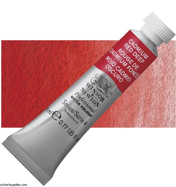 Artists Watercolour 5ml Cadmium Red Deep