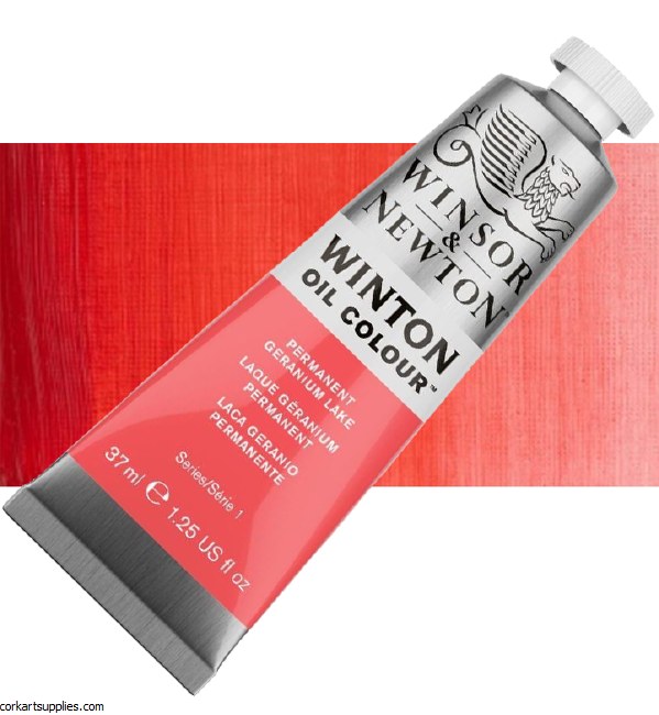 Winton Oil Colour 37ml Permanent Geranium Lake