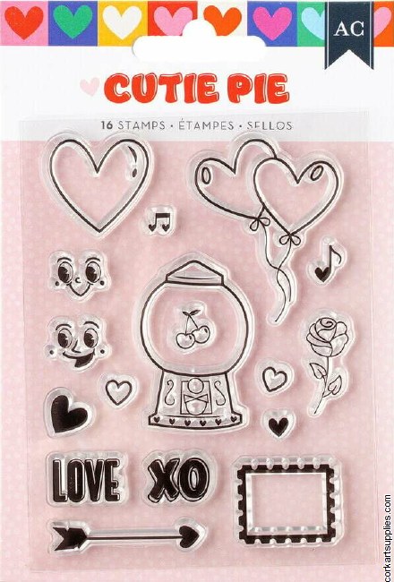 Cutie Pie Stamps (16pcs)