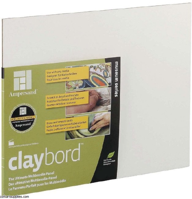 Claybord Panel 3mm 24x18" Claybord Panel 3mm 24x18"