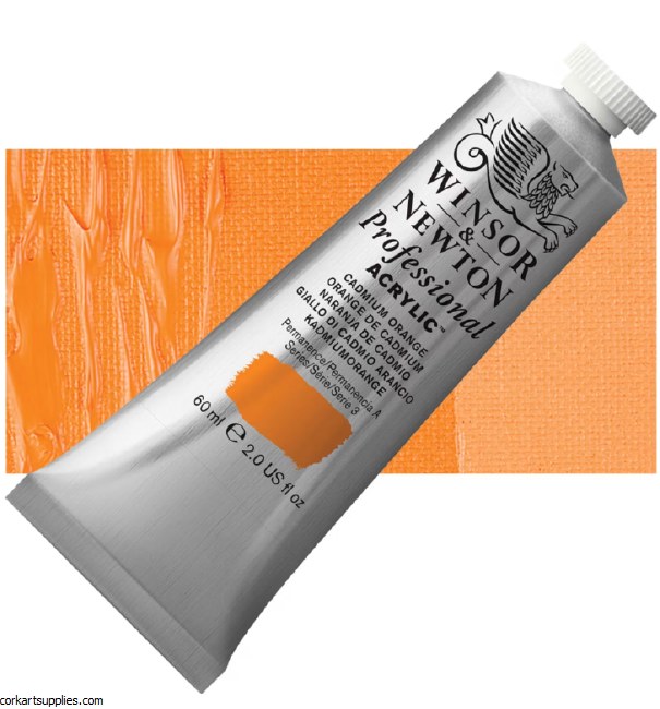 Cadmium Orange 60ml Artists' Acrylic Winsor & Newton