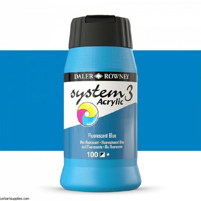 System 3 500ml Fluorescent Blue