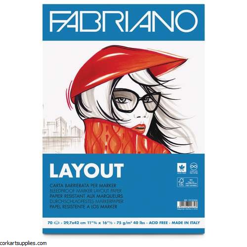 Fabriano Layout Pad 70 Sh A3