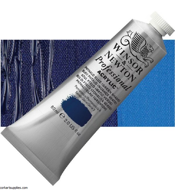 Phthalo Blue Green Shade 60ml Artists' Acrylic Winsor & Newton
