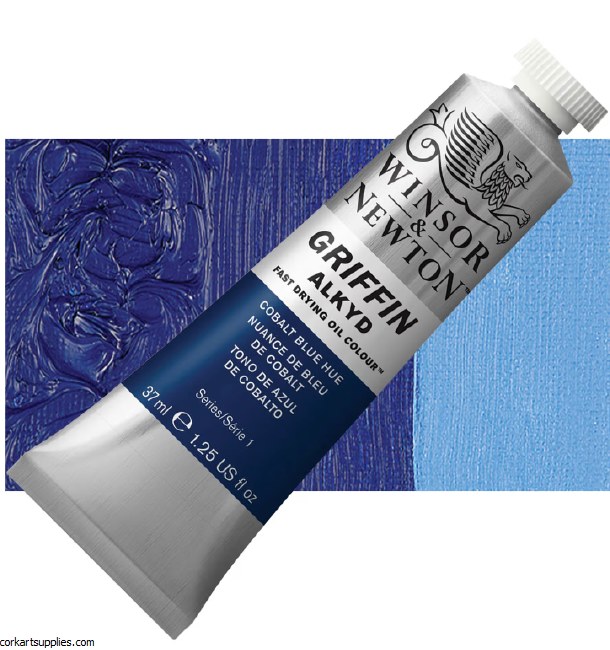 Griffin Alkyd Fast Drying Oil 37ml Cobalt Blue Hue