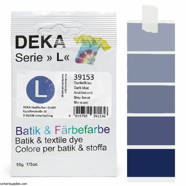 Batik Dye 10gm 39153 Dark Blue