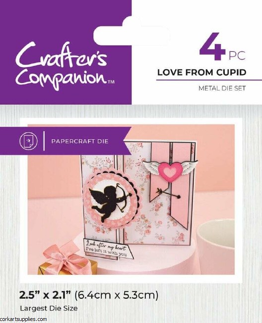Love is in The Air Metal Die Love From Cupid