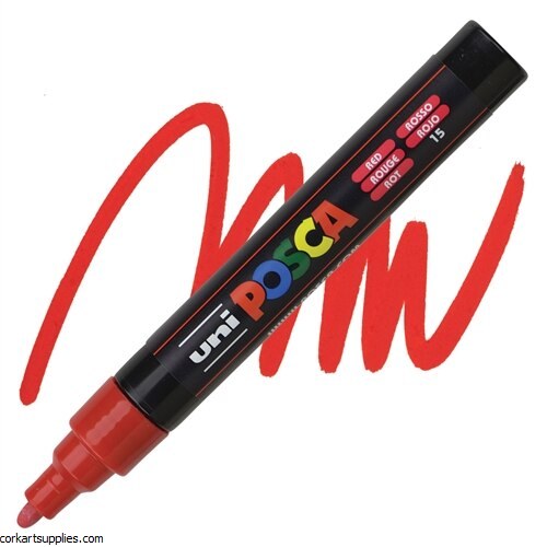 Posca PC-5M 2.5mm Red