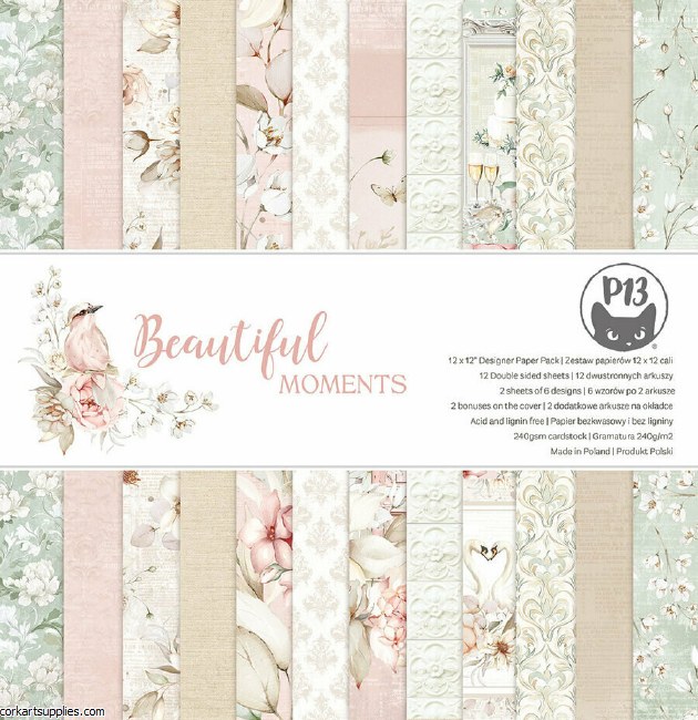 P13 Beautiful Moments 12x12 Inch Paper Pad