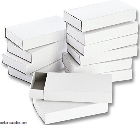 Match Boxes White Large 12pk Match Boxes White Large 12pk