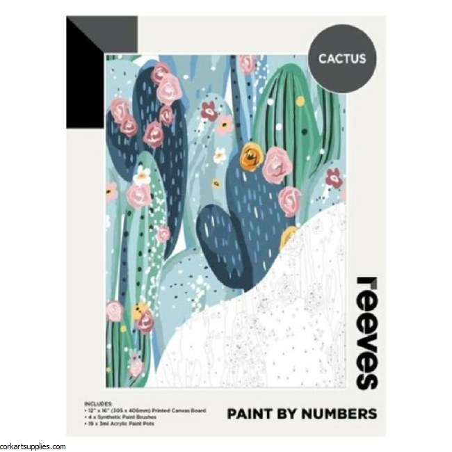 Paint By Numbers Cactus