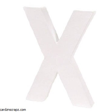 Decopatch Letter X Height 12cm Decopatch Letter X Height 12cm