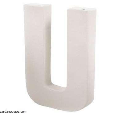 Decopatch Letter U Height 12cm Decopatch Letter U Height 12cm