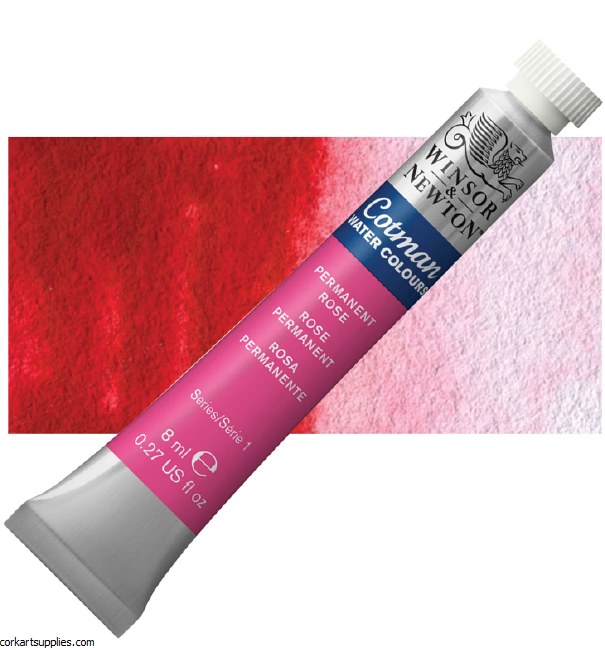 Cotman Watercolour 8ml Permanent Rose